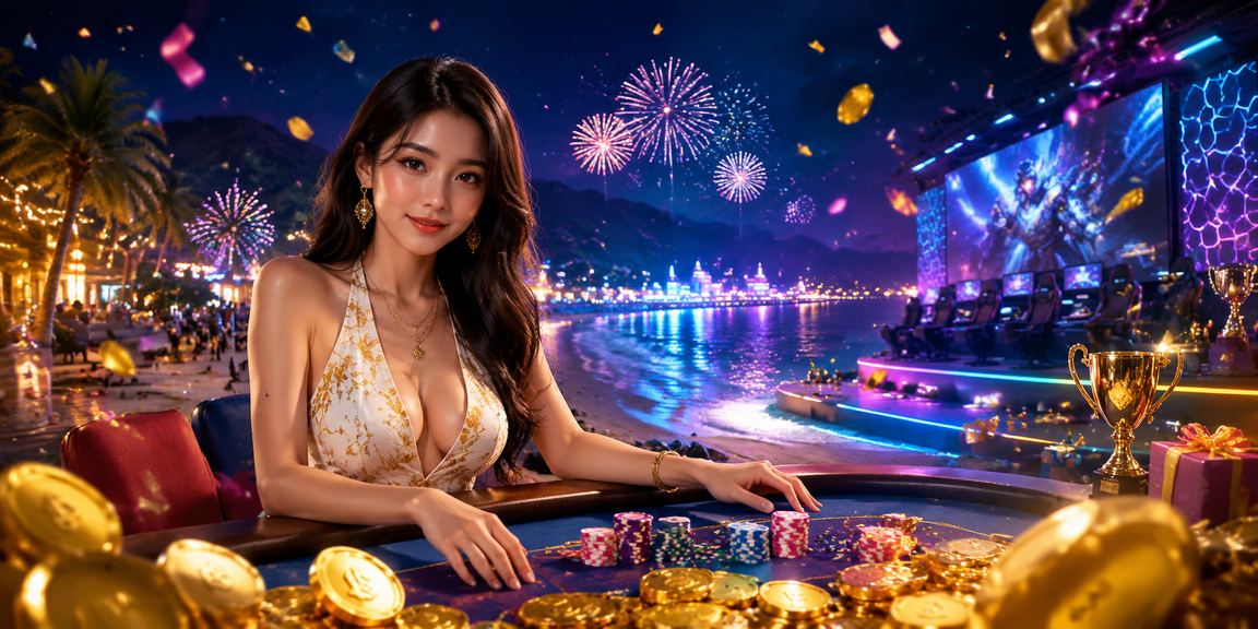 Khung cảnh biển Côn Đảo gợi không khí thư giãn khi trải nghiệm esports và game trực tuyến