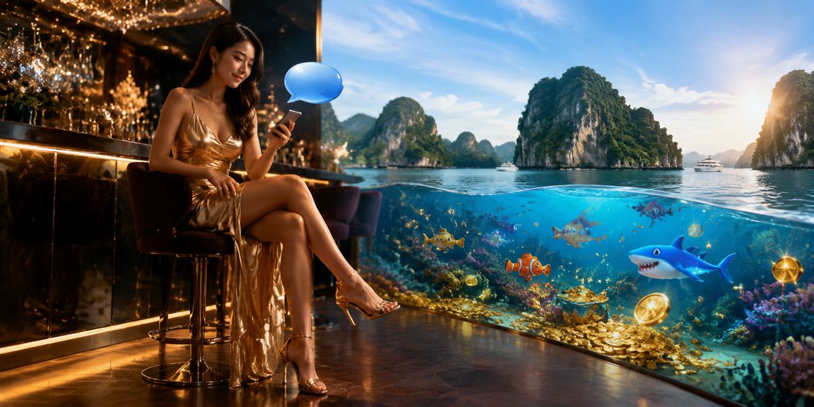 Người dùng Việt Nam trải nghiệm casino di động tại vịnh Hạ Long